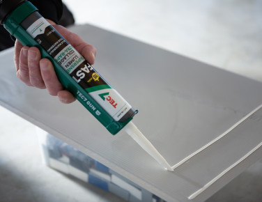 Tec7 Fast application on pvc panel