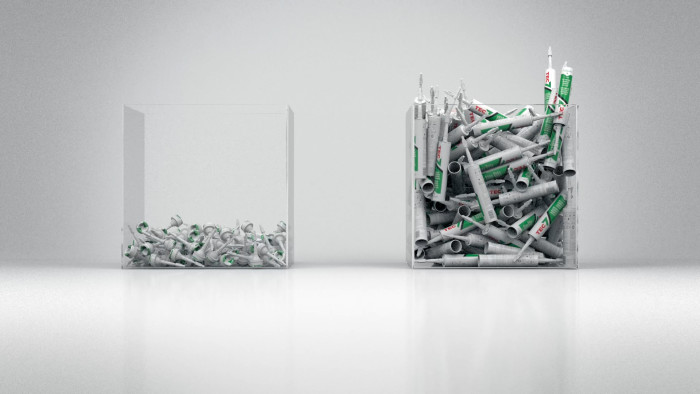 Sausage vs cartridge waste comparison